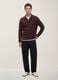 Black pure cotton denim jeans, relaxed fit_0