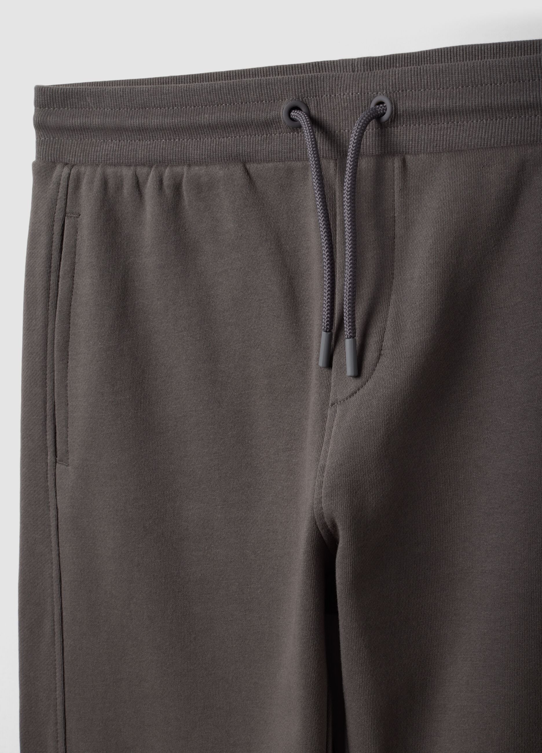 Grey organic cotton joggers