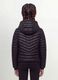 Girls&rsquo; Black Ultralight Padded Jacket with Hood and Zip_3