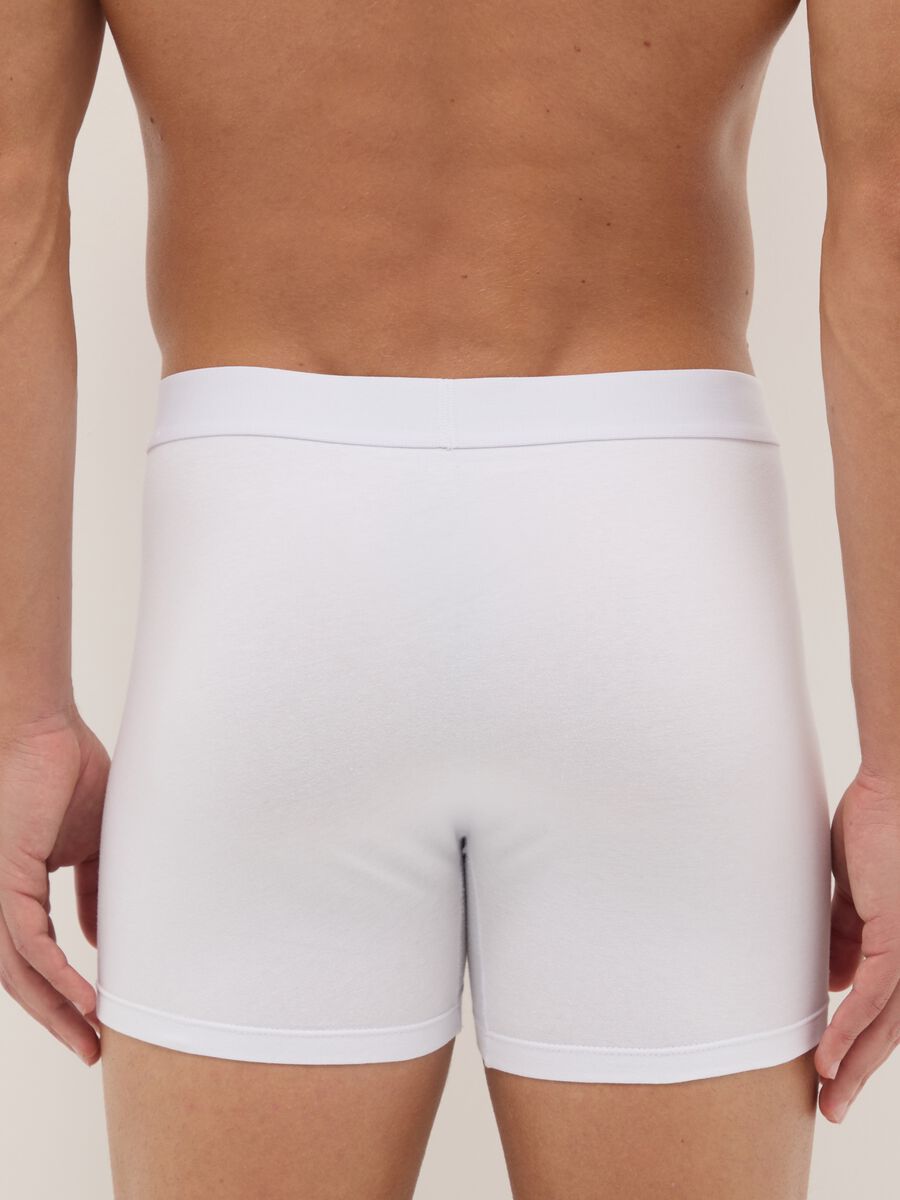 3-pack white mid-length boxer briefs in stretch organic cotton, regular fit_2