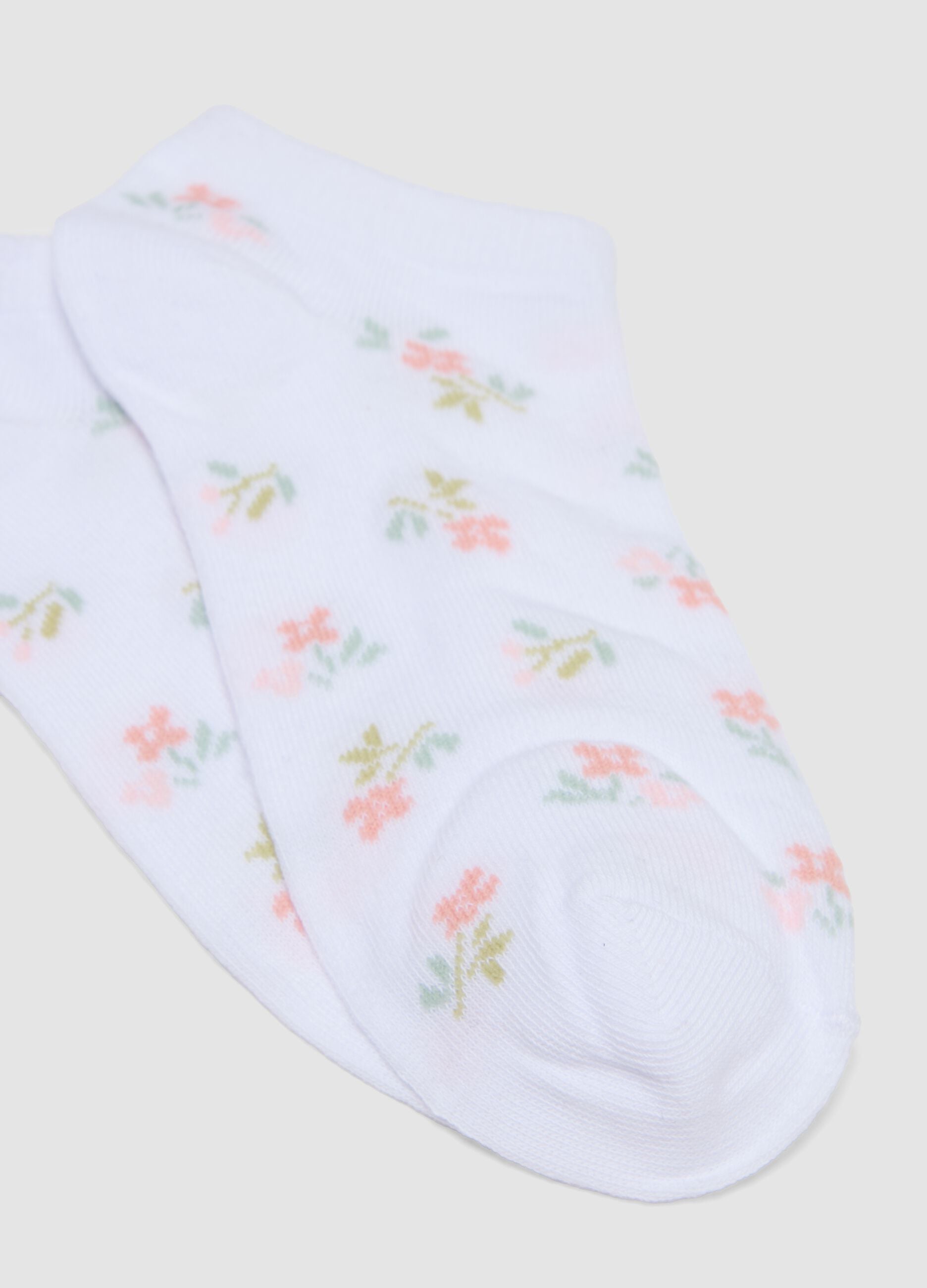Three-pack of multicolour socks in organic cotton blend