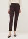 Brown slim fit chino trousers_1