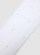 Comfortable white stretchy girl's tights with daisies_2