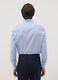 Light blue stretch cotton poplin shirt with spread collar_3