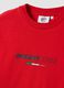 Red pure cotton T-shirt with Ducati print_5