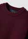 Purple stretch wool crew-neck jumper_5