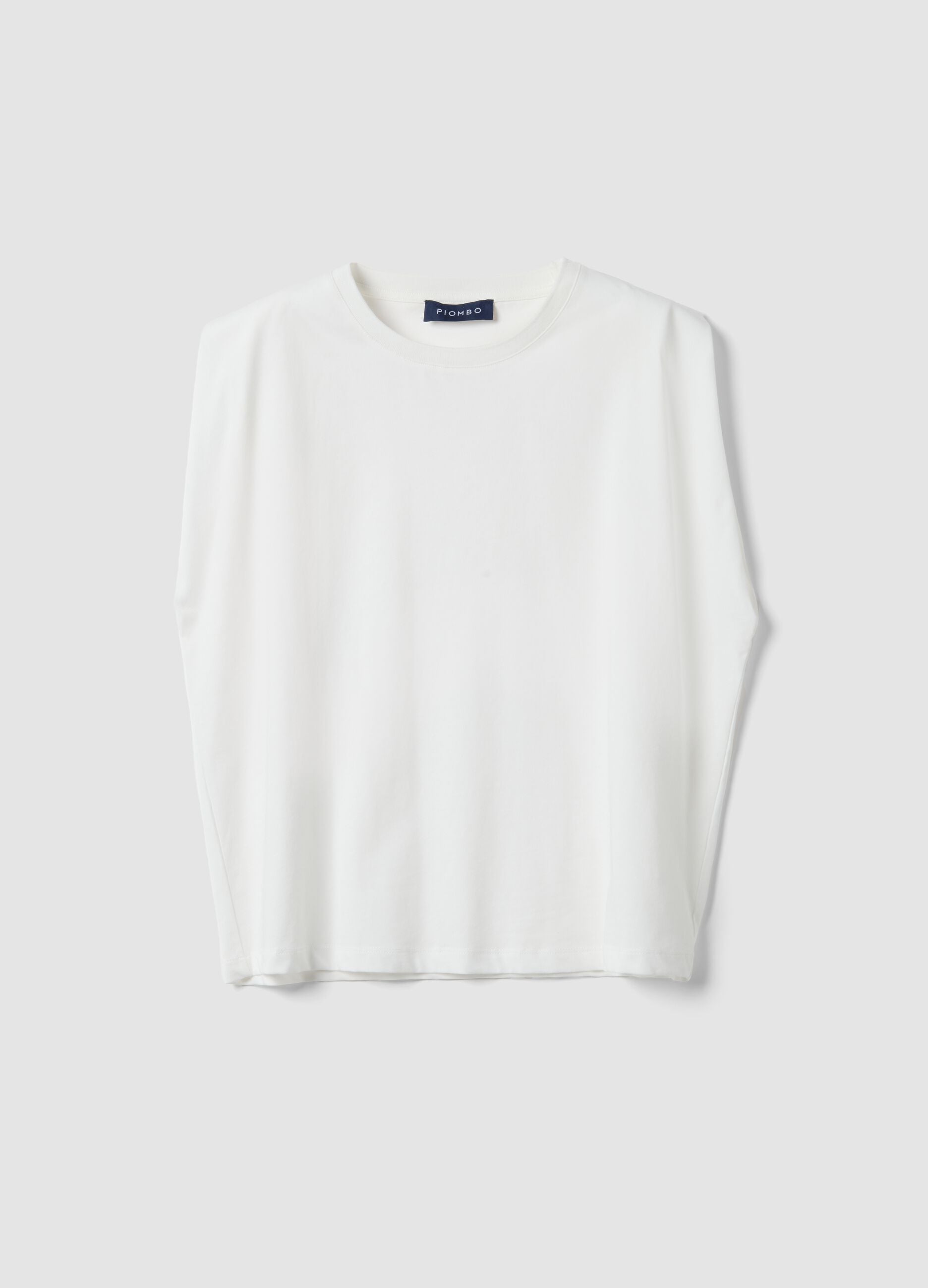 White Sleeveless Cotton-Blend Regular Fit T-shirt