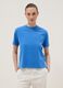 Blue pure cotton regular-fit T-shirt_2