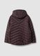 Purple Ultralight quilted jacket with hood and zip, regular fit_1