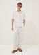 White linen-cotton blend shirt_2