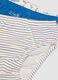Pack of five multicoloured briefs in pure organic cotton with skate print_3