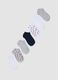 Seven-pack of multicolour organic cotton ankle socks_0