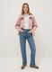 Pink Regular Fit Cotton Blend Jacket with Zip and Hood_1