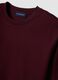 Red pure cotton jersey T-shirt with crew neck and relaxed fit_1