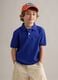 Orange pure cotton kids' baseball cap with patch_3