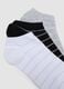 Seven-pack of multicolour organic cotton no-show socks_2