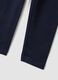 Girls&rsquo; blue skinny leggings in stretch organic cotton_2