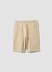 Boys&rsquo; beige pure cotton comfort-fit shorts_4