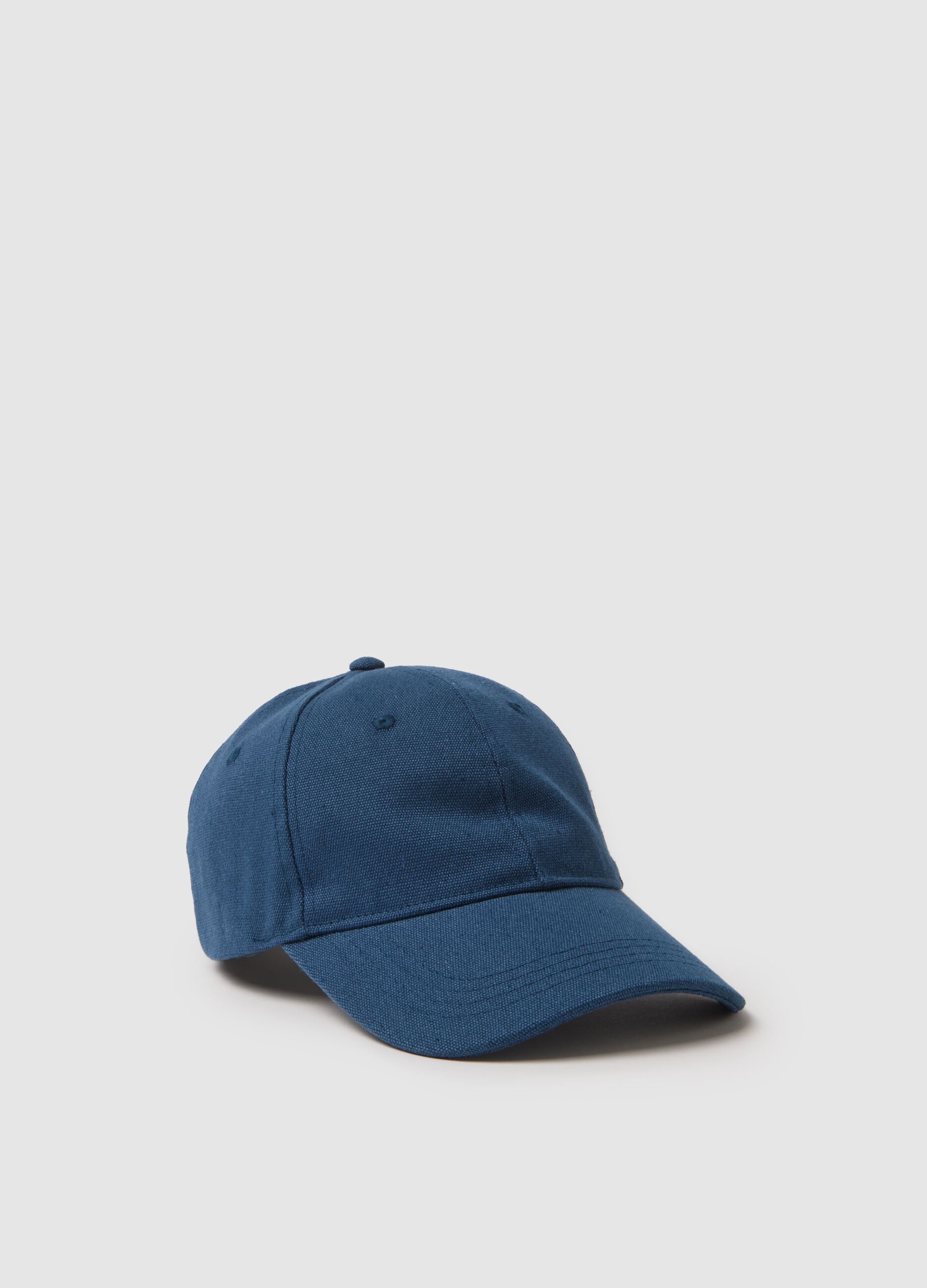 Pure cotton blue baseball cap