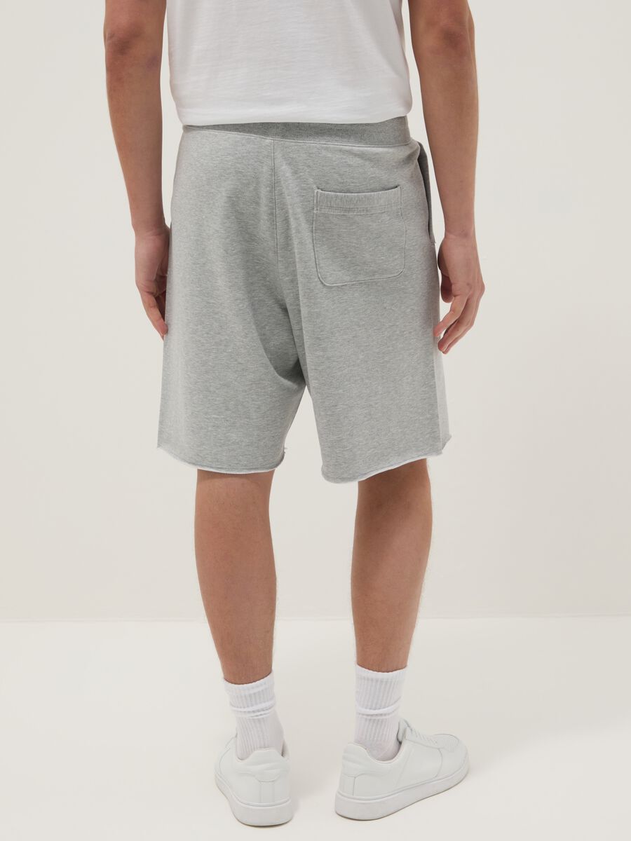 Grey cotton-blend relaxed-fit shorts_2