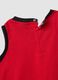 Red pure cotton set with top and shorts for baby boy, regular fit_3