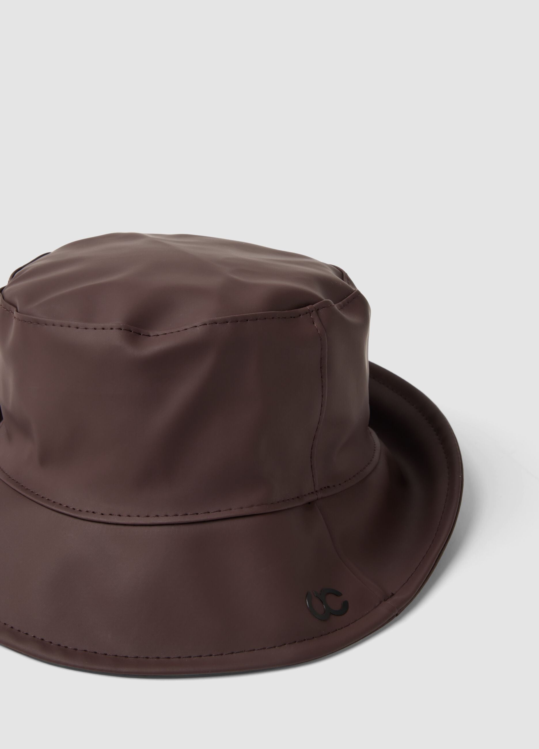 Brown bucket hat