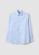 Multicolour striped pure cotton shirt - regular fit_4