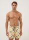 Orange swim trunks with Mickey Mouse prints_0