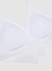Women's Stretch Cotton White Bra_5