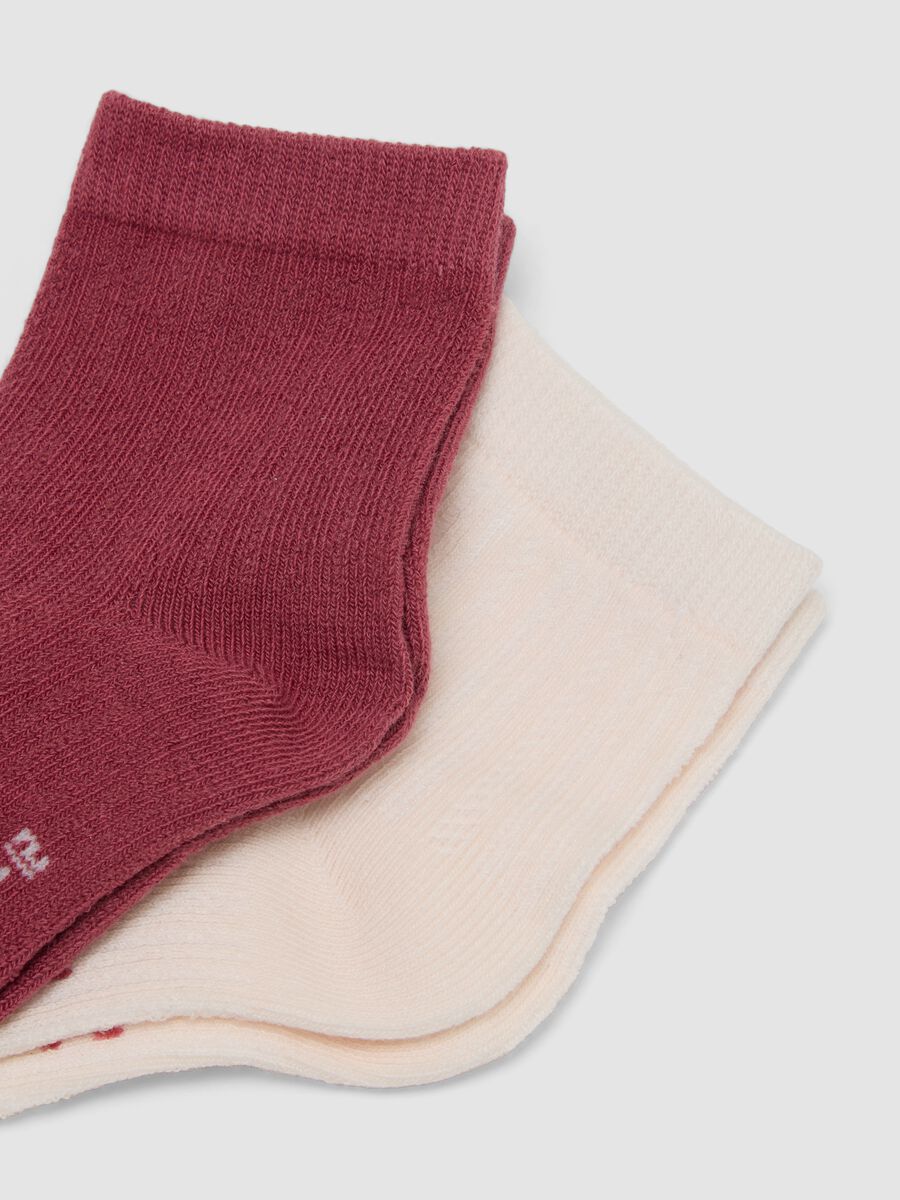 5-pack of multicolour short socks in organic stretch cotton_1