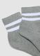 3-pack of grey athletic socks in stretch organic cotton_1