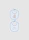 Newborn Multicolour Pure Cotton Bib Pack with Embroidery_0