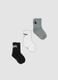 3-pack of multicolour short socks in organic stretch cotton for boys_0