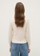 Beige Round Neck Regular Fit Sweater_2
