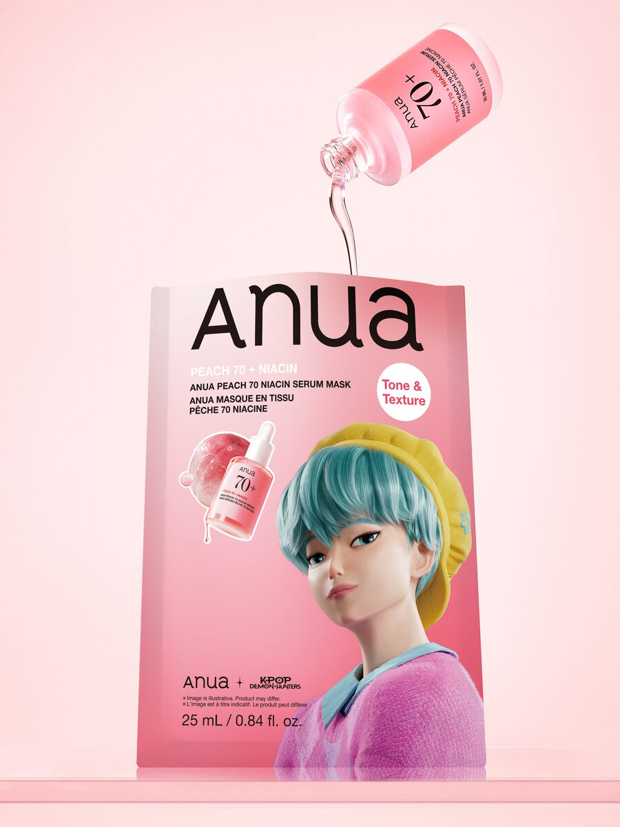 Peach 70 Niacin Serum Face Mask 25 ml | Anua K-Pop Demon Hunters_1