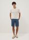 Blue pure cotton shorts_0