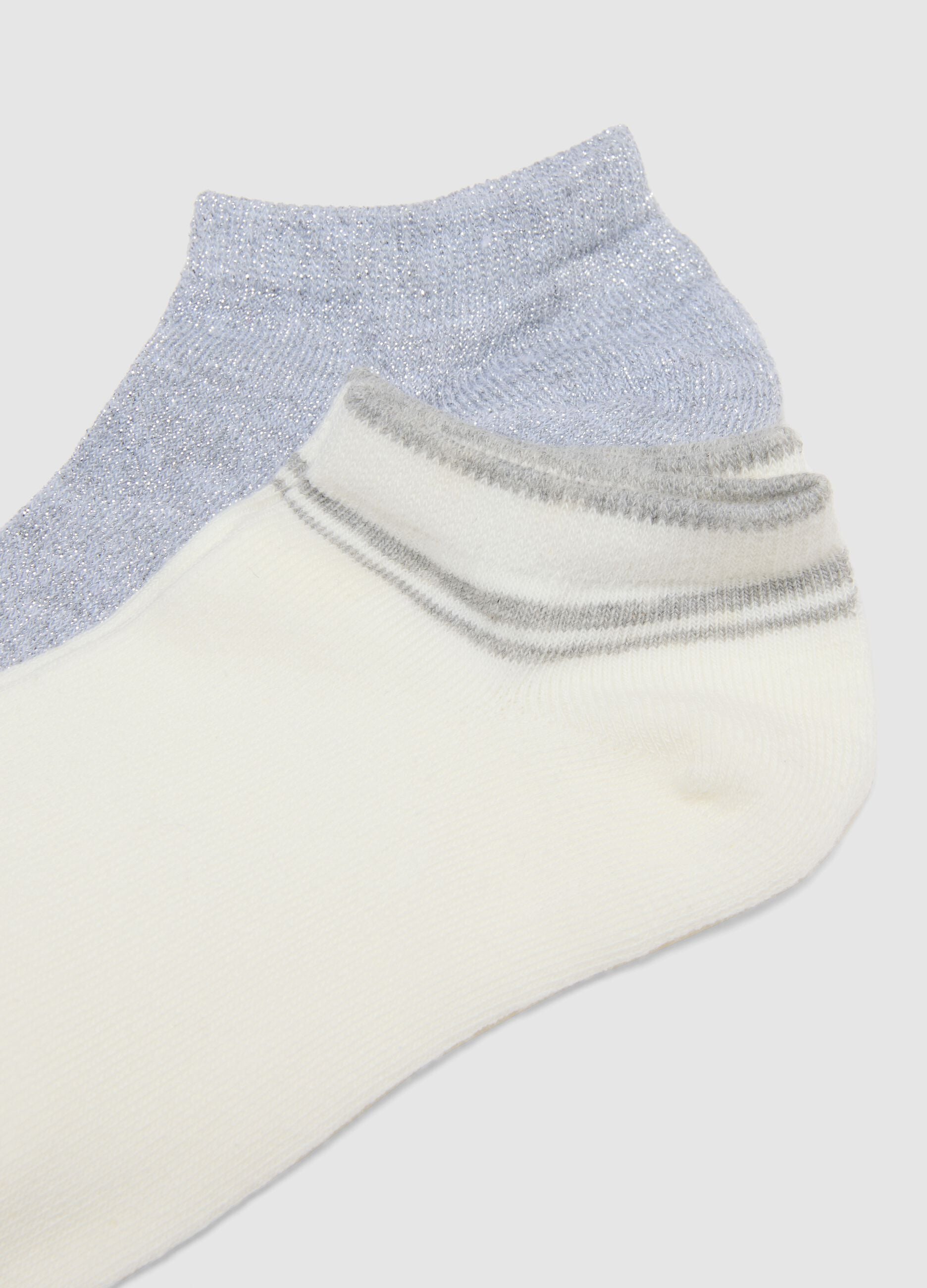 Tripack of grey cotton socks