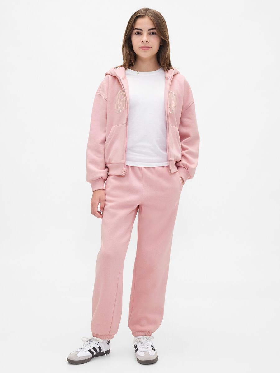 Active Pink Cotton Blend Trousers_0
