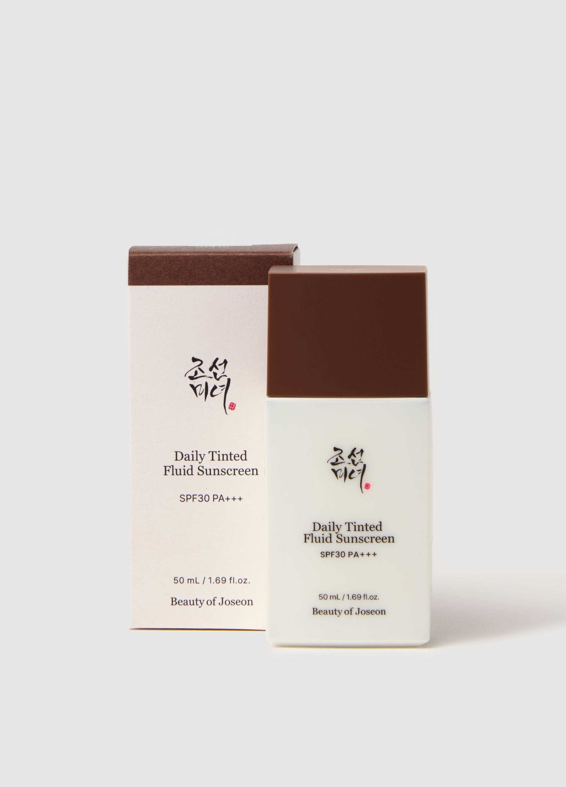 Tinted sunscreen with SPF - Korean skincare