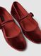 Red Friulane with ankle strap_1