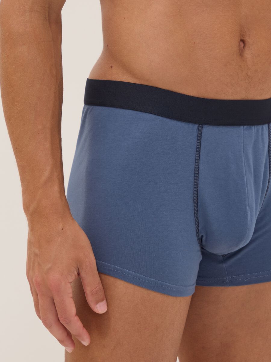 Five-pack of multicolour stretch organic cotton boxers_3