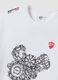 White pure cotton crew-neck T-shirt with Ducati print, regular fit_5