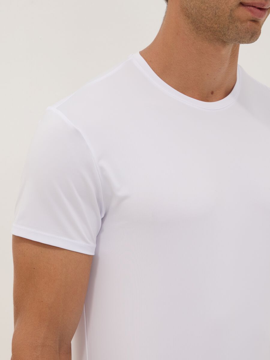 Bipack di t-shirt bianche in microfibra elasticizzato regular fit_2
