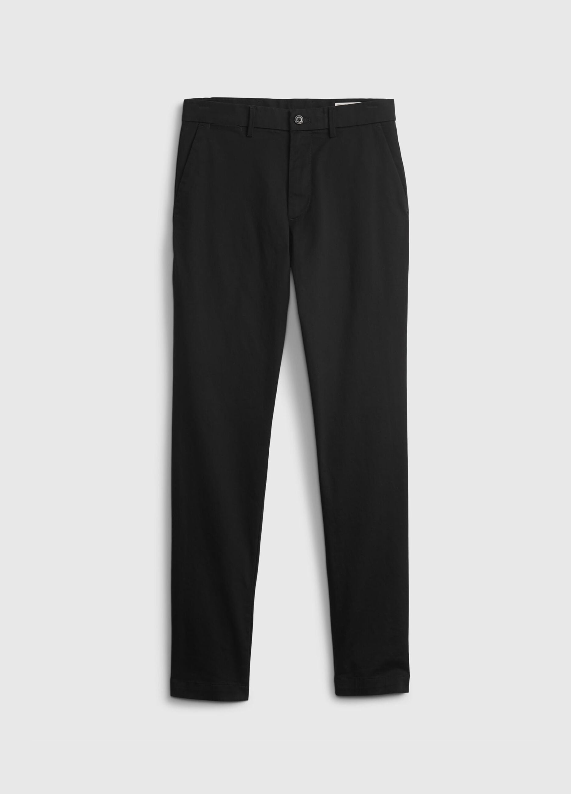 Slim fit, stretch cotton trousers