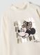 White stretch cotton Minnie print top_2