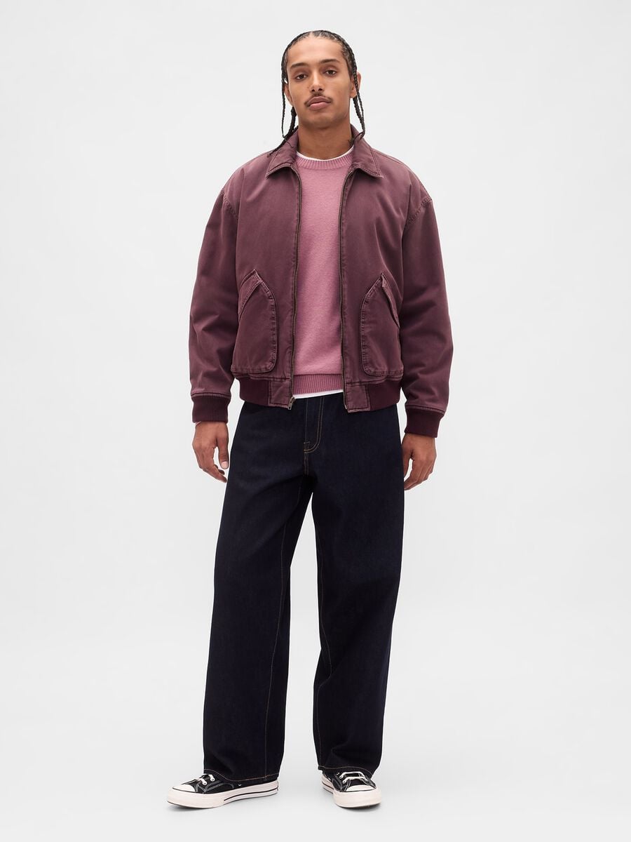 Pink cotton and acrylic sweater_2
