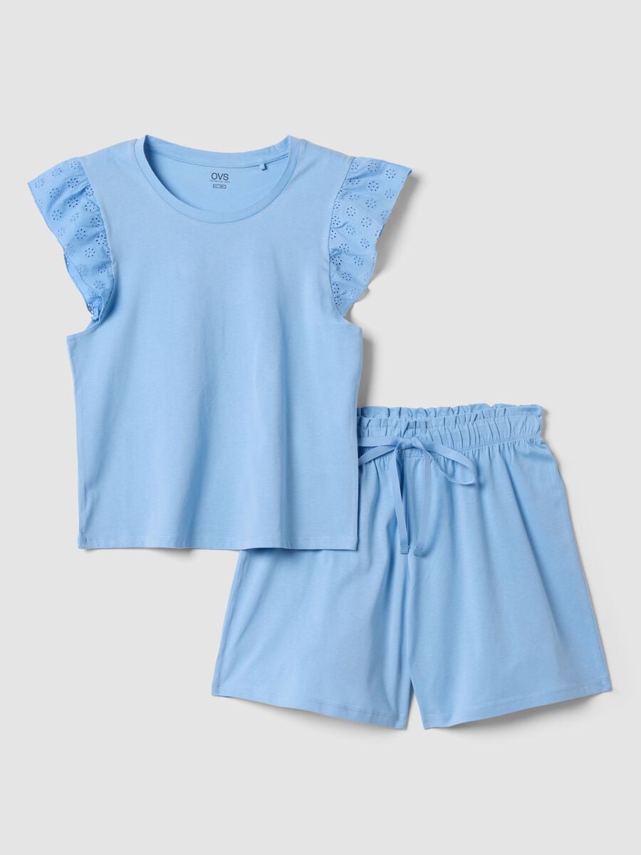Light blue organic cotton pyjamas_4