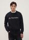 Black cotton-blend sweatshirt with PlayStation print_1