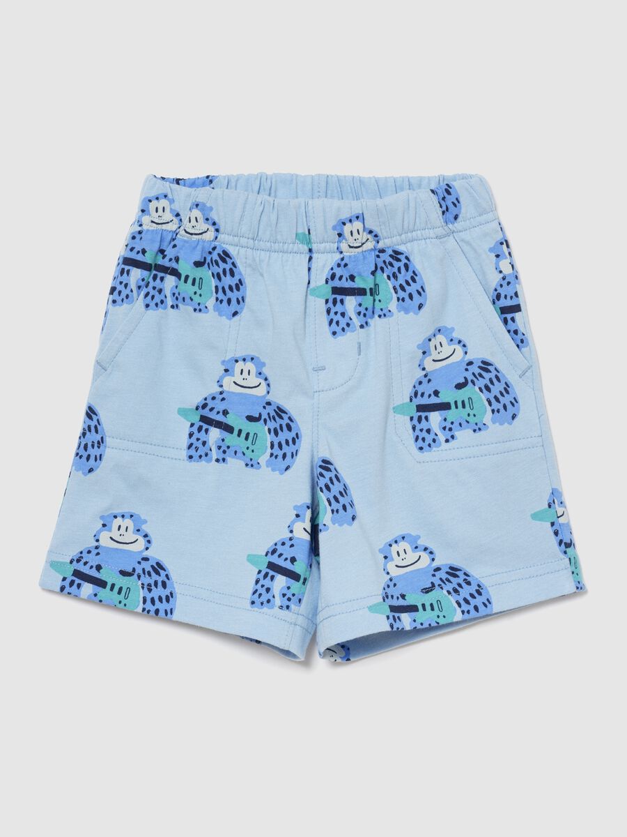 Pure cotton printed shorts_0