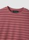 Pink striped cotton-blend T-shirt_5